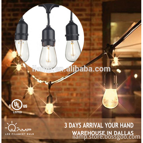 String of led lights 48ft vintage string lights